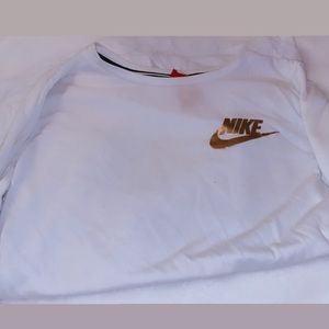 White Nike Long sleeve
